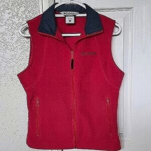 Women's COLUMBIA fleece vest SZ small